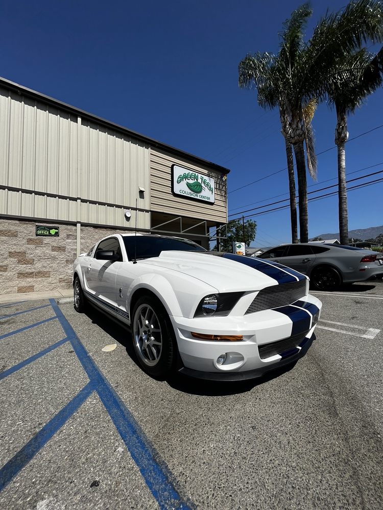 Safety systems recalibrated after repair at Green Tech Collision Center, Upland.